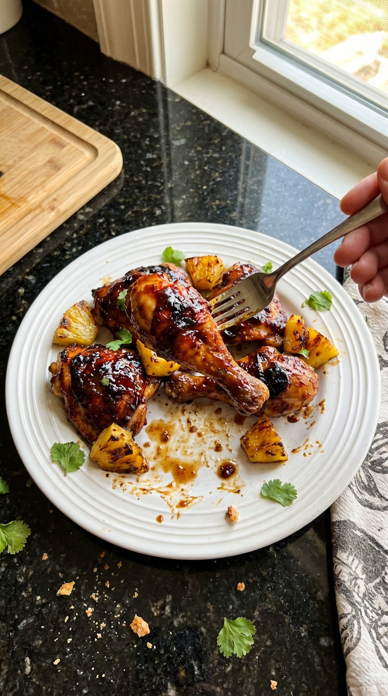 Sticky Pineapple BBQ Chicken
