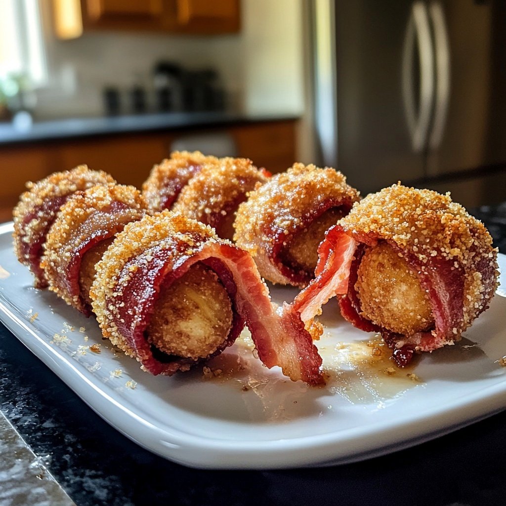 Bacon-Wrapped Chestnut Bites