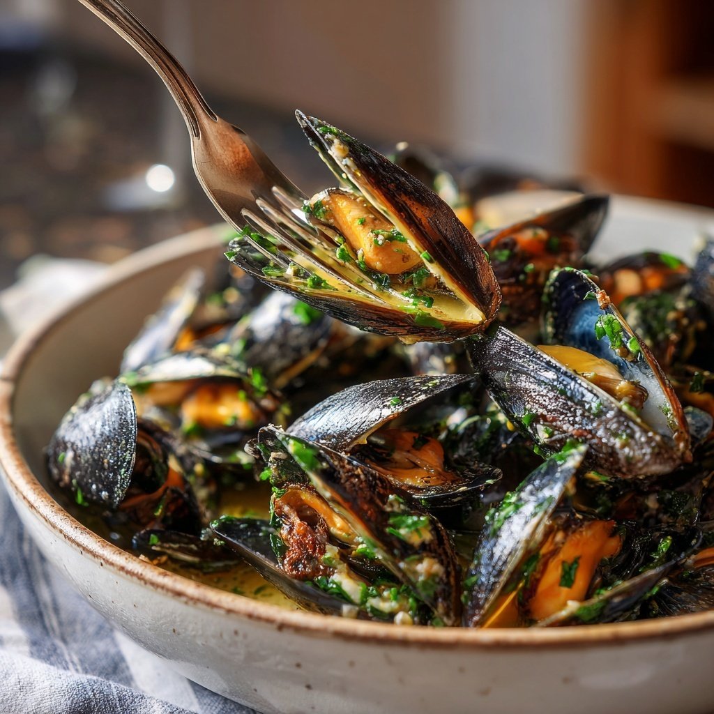 Mussels in White Wine Sauce