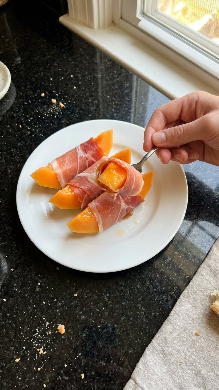 Sweetheart Melon and Prosciutto Roll