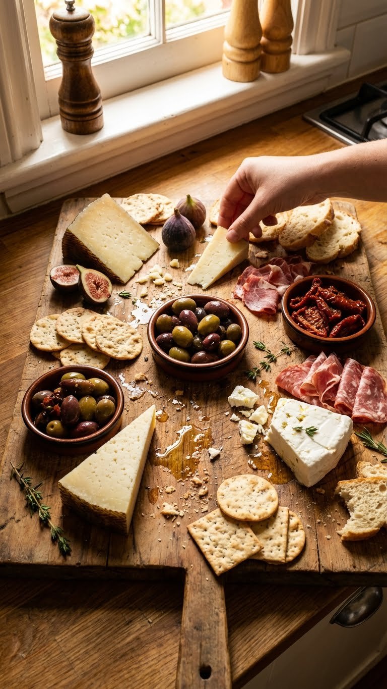 Mediterranean Inspired Charcuterie Platter