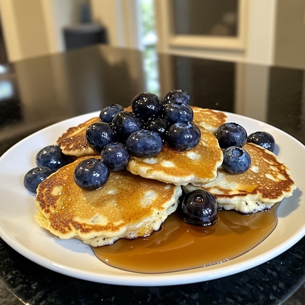 Blueberry Ricotta Pancakes
