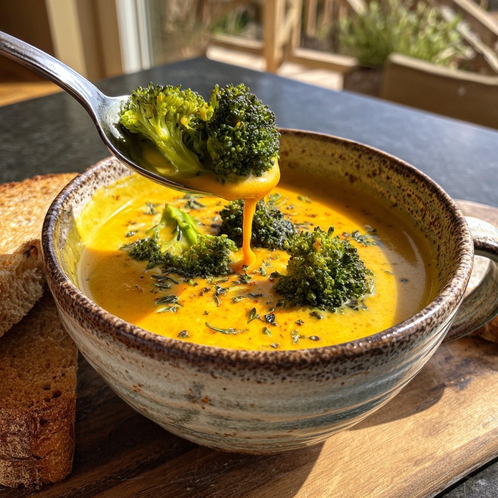 Broccoli Cheddar Soup Creamy Comfort