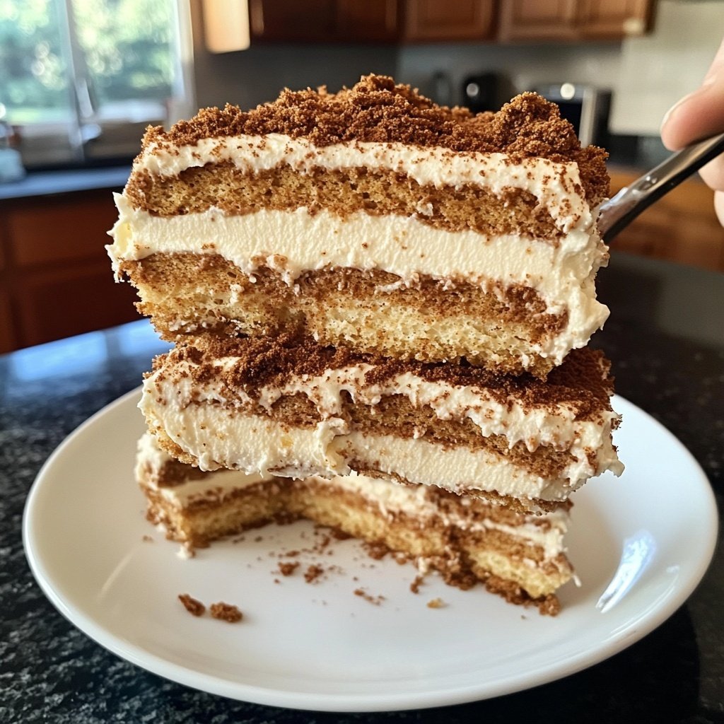 Speculoos Tiramisu with Mascarpone Cream