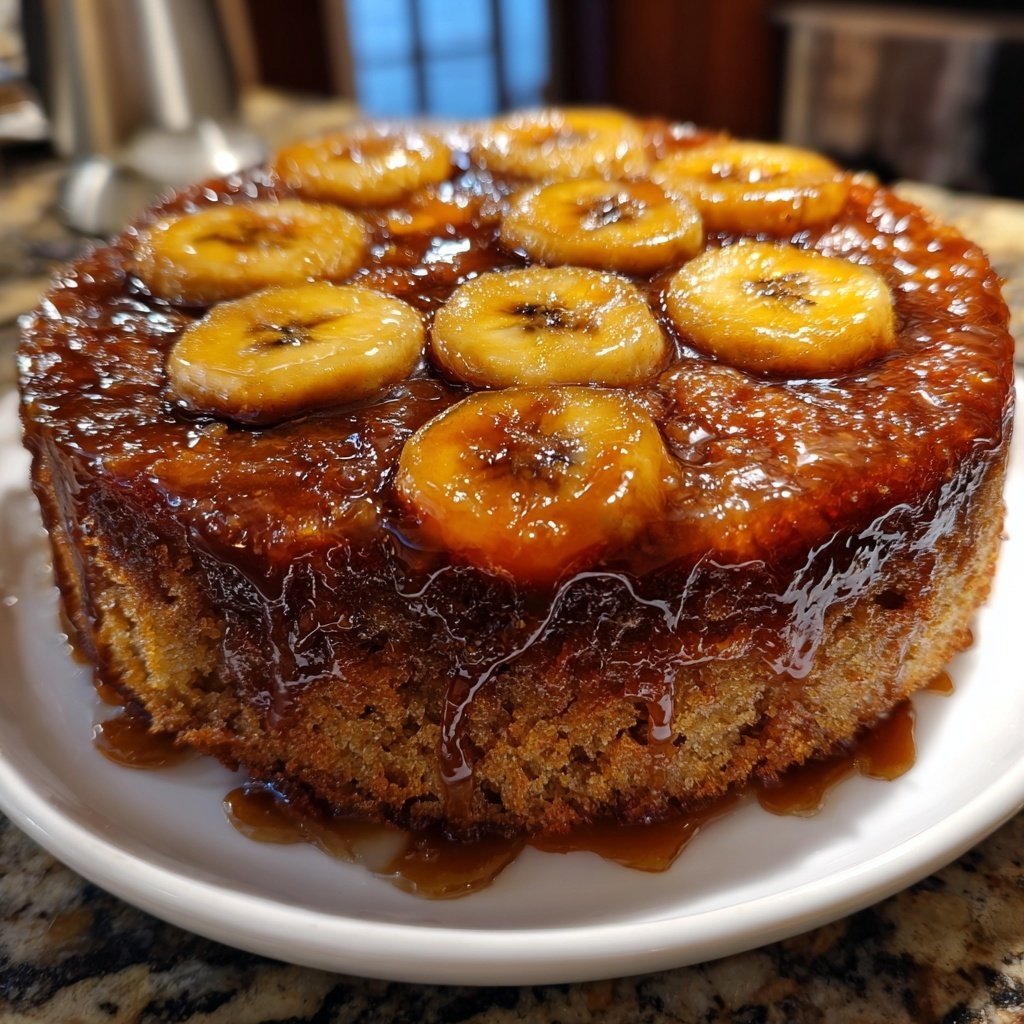 Banana Upside Down Cake