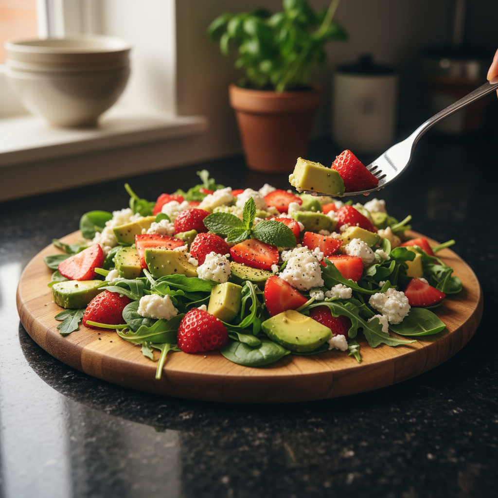 Sweet Strawberry Avocado Salad