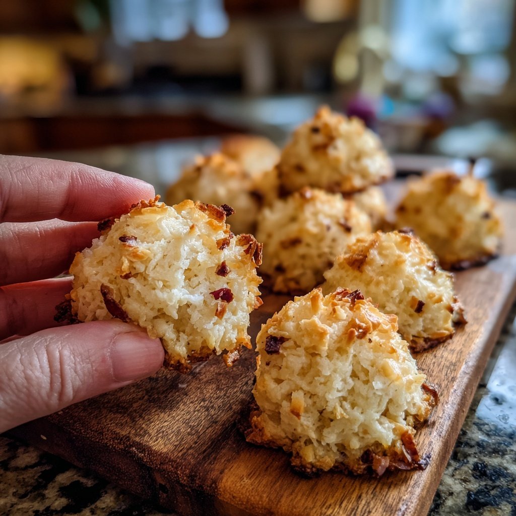 Vanilla Bean Coconut Macaroons