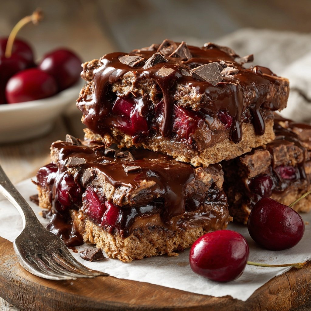 Chocolate Cherry Banana Dessert