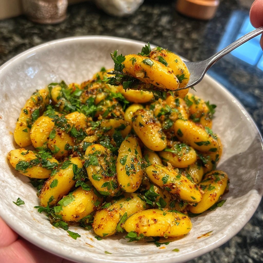 Butter Beans with Garlic Lemon Herbs
