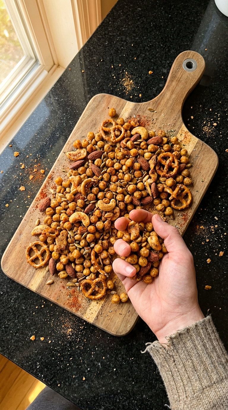 Crunchy Chickpea Snack Mix