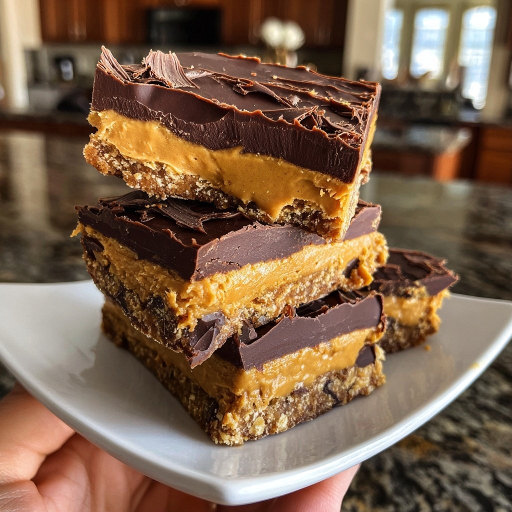 No-Bake Reese's Peanut Butter Bars