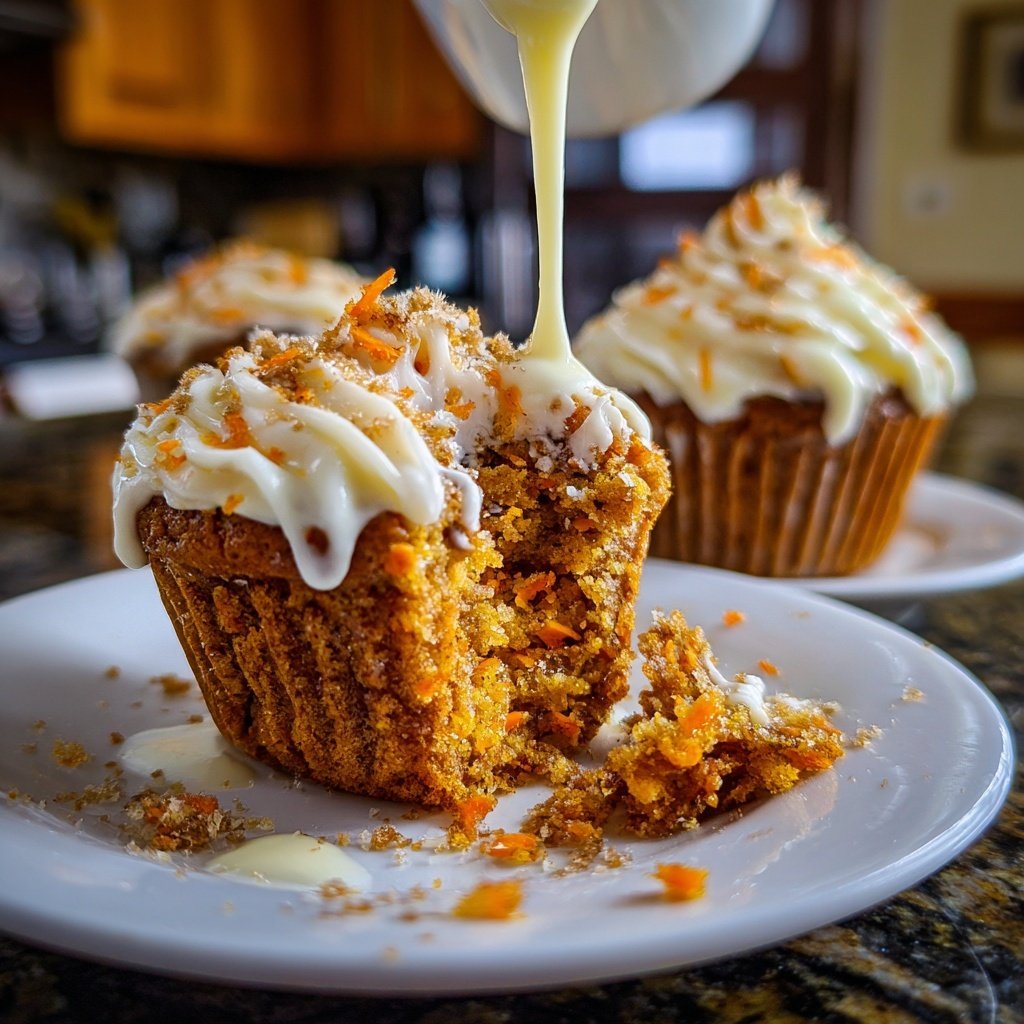Carrot Apple Cupcake Surprise