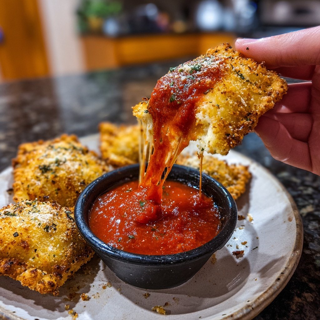 Toasted Ravioli with Marinara Sauce