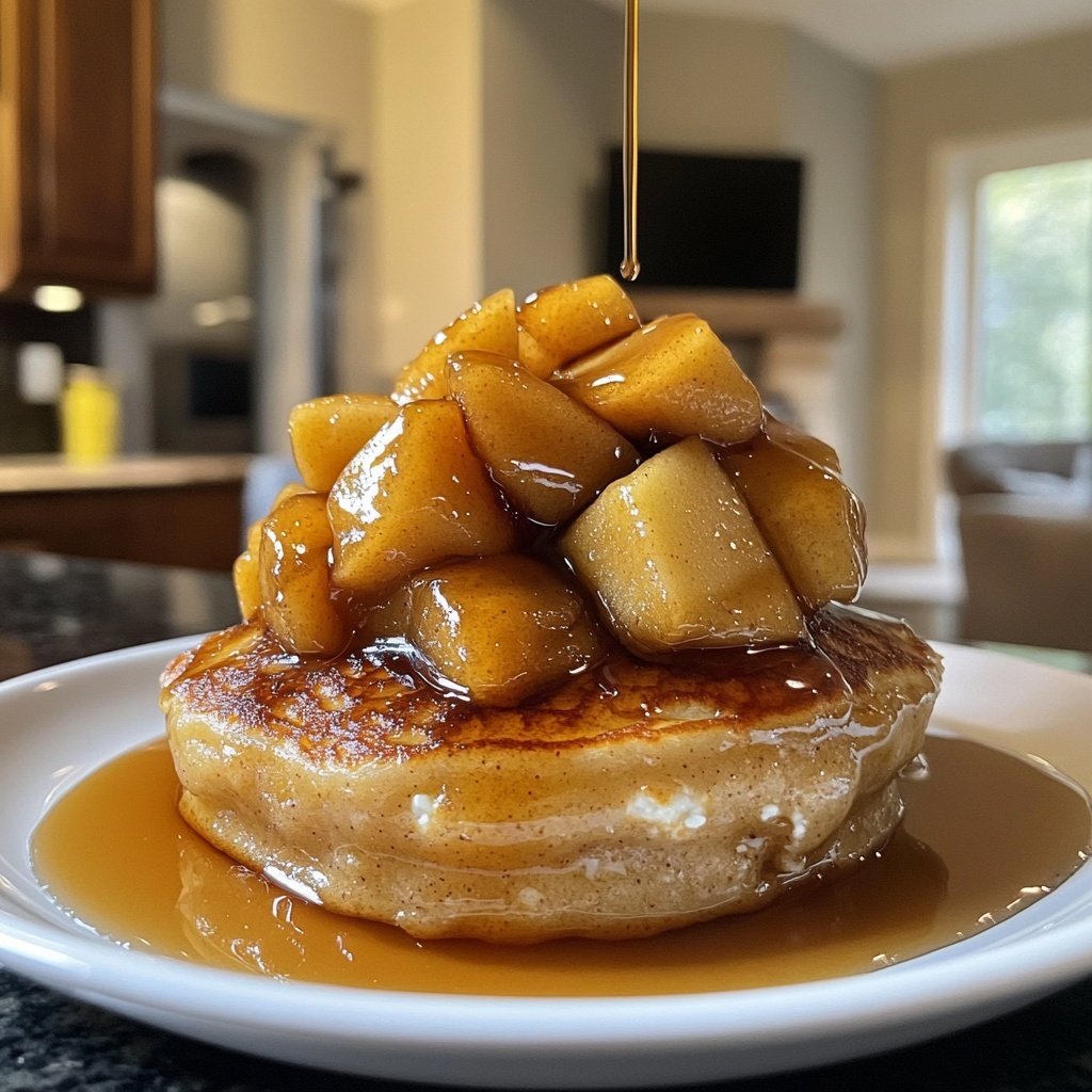 Apple Ricotta Pancakes