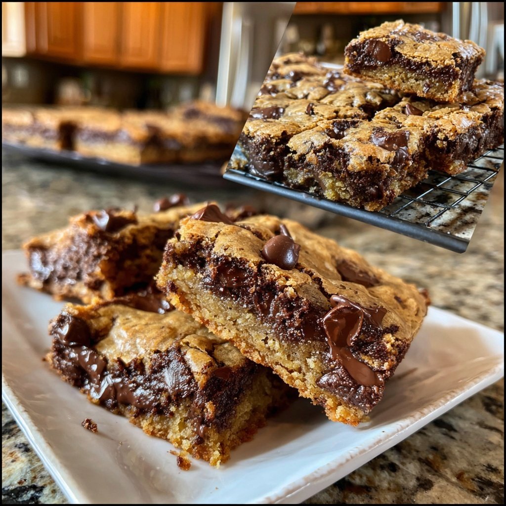 Gooey Chocolate Chip Bars