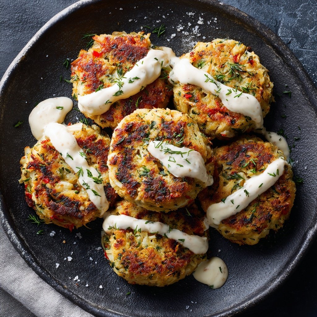 Baked Crab Cakes with Remoulade