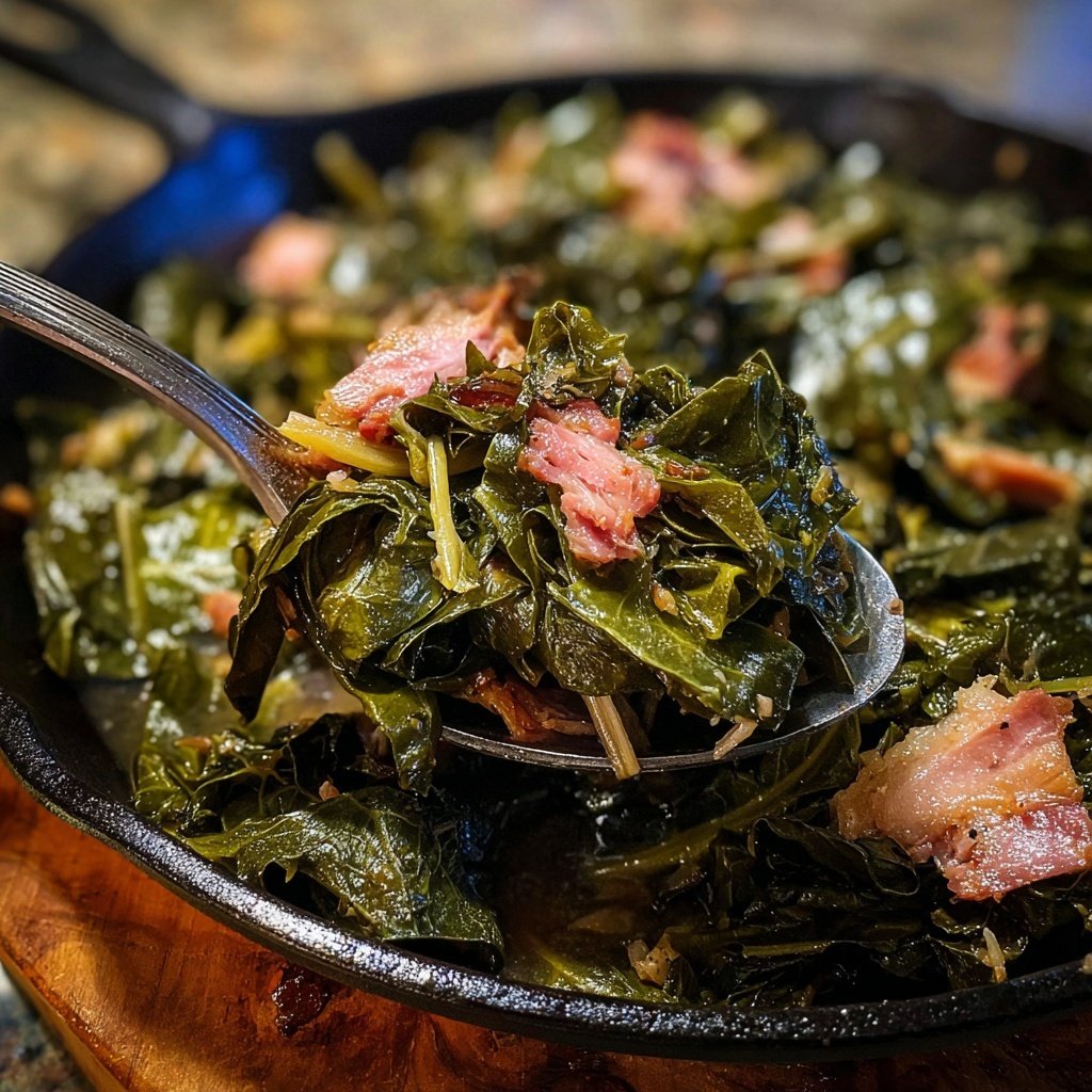 Collard Greens with Ham Hock