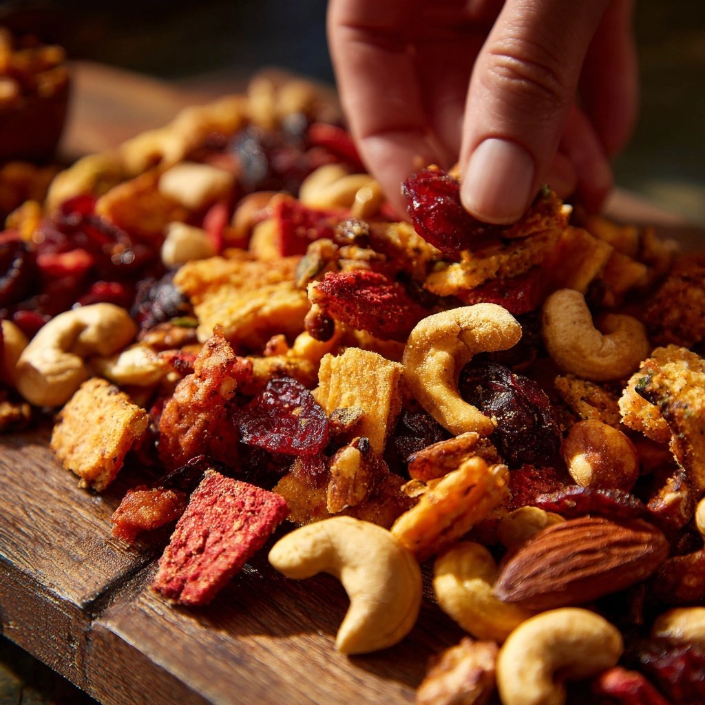 Holiday Charcuterie with Nuts and Dried