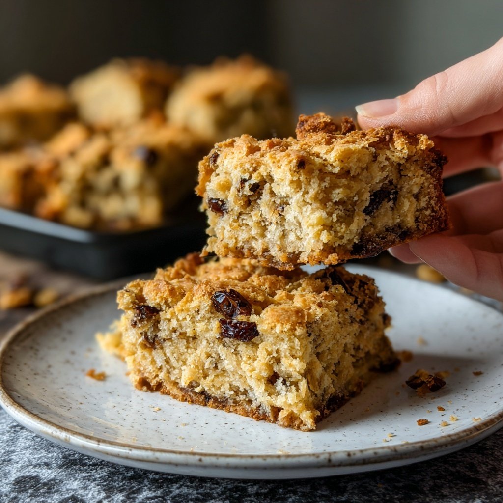 Chewy Cottage Cheese Blondies