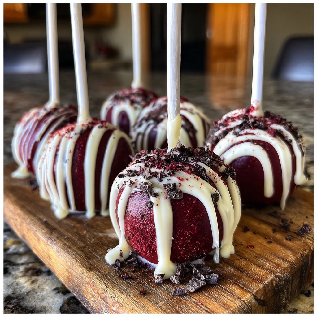 Decadent Red Velvet Cake Pops