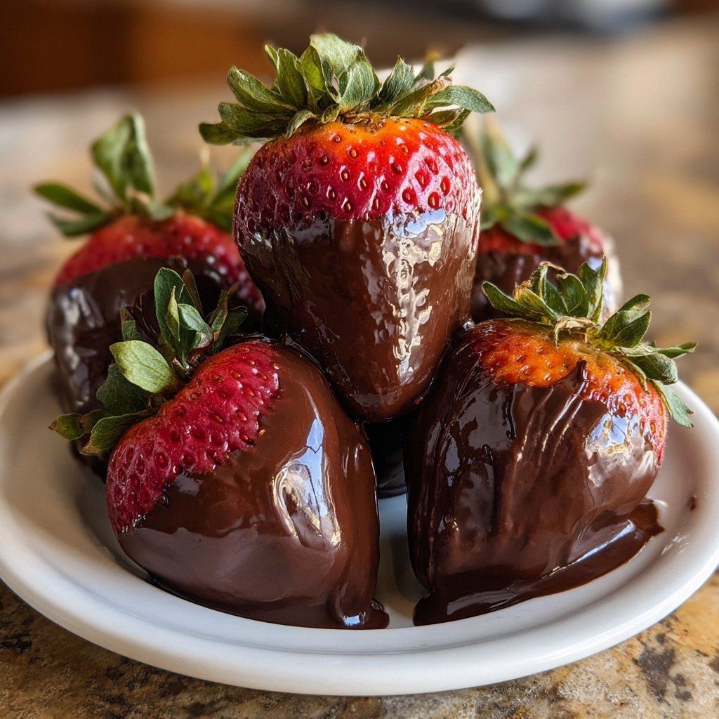 Decadent Chocolate Dipped Strawberries