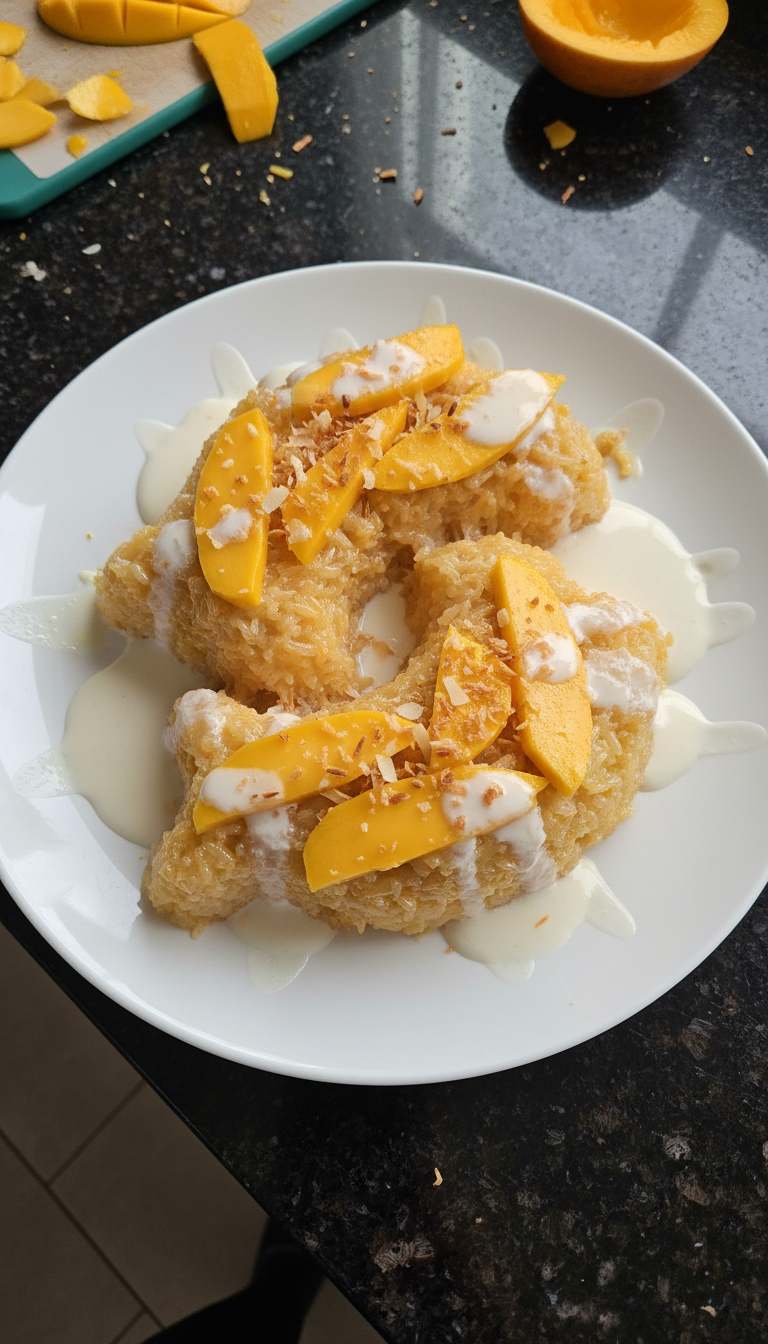 Mango Sticky Rice Pisces Cake