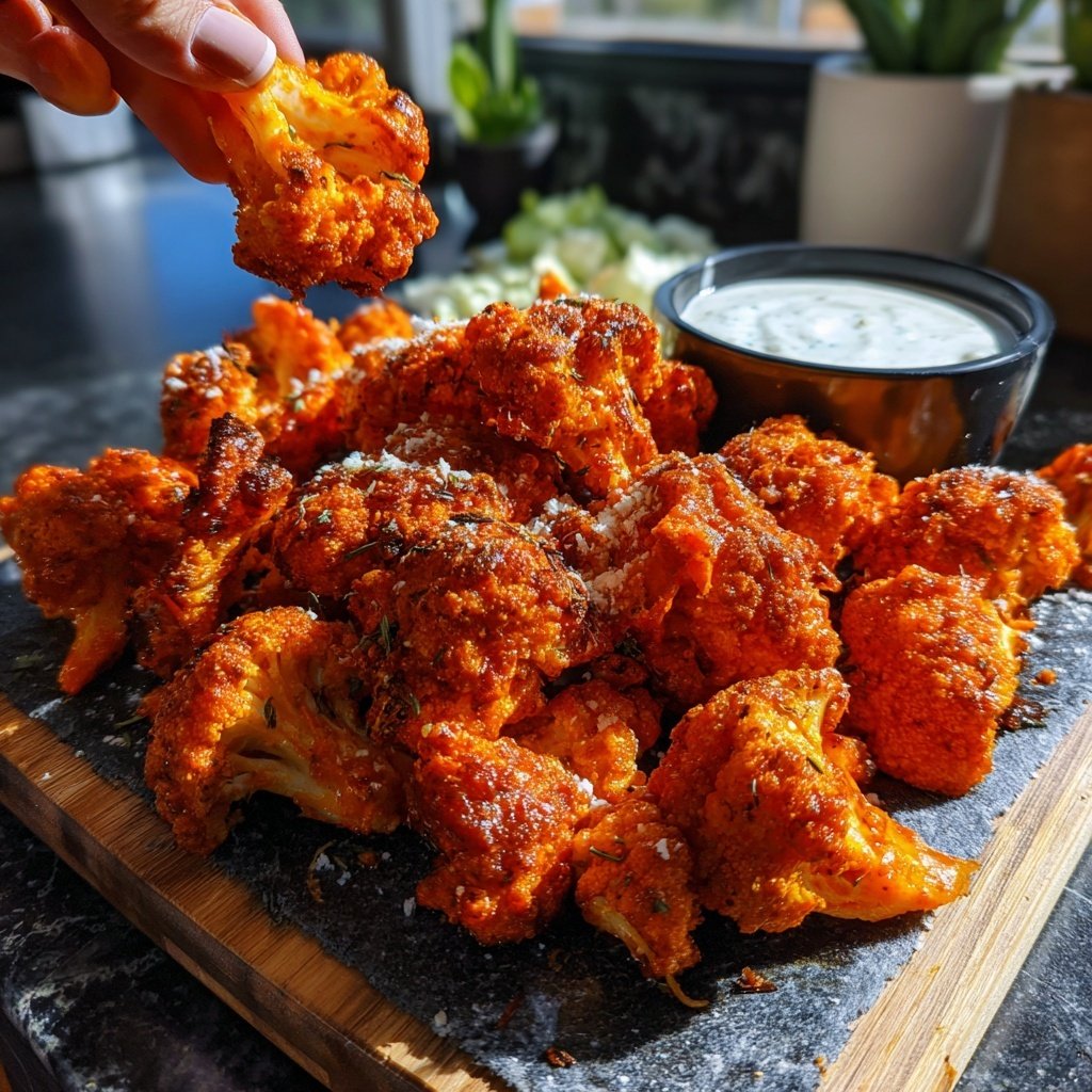 Buffalo Cauliflower Bites Platter