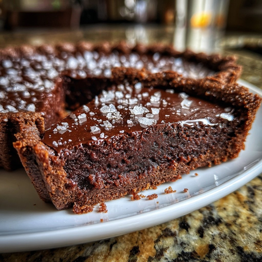 Dark Chocolate Sea Salt Tart