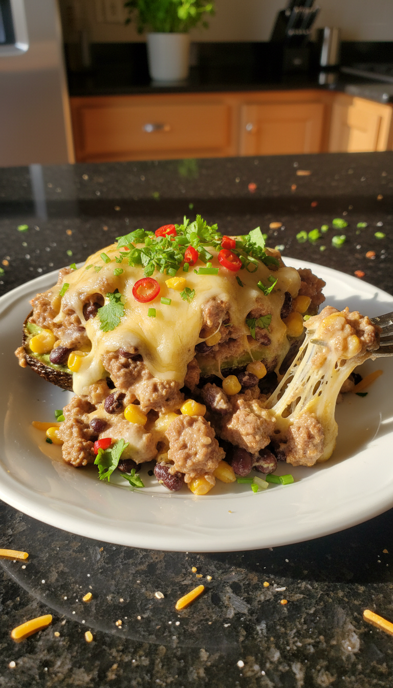 Stuffed Avocado with Beef