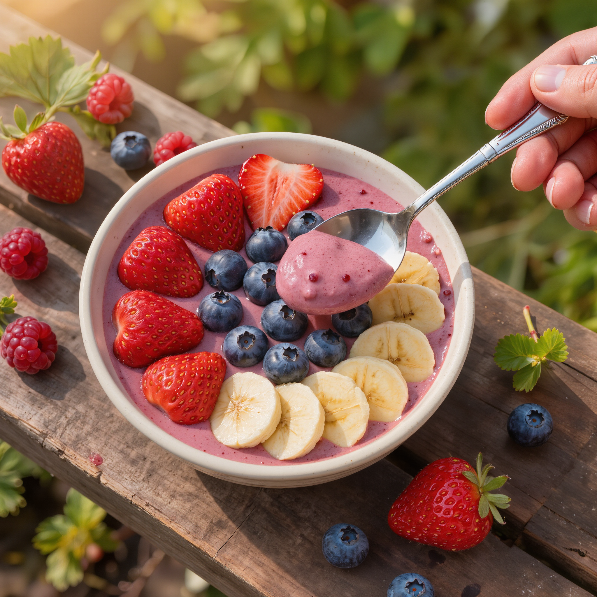 Cupid's Berry Smoothie Bowl