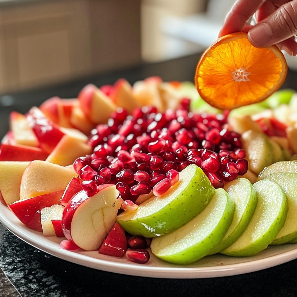 Christmas Fruit Salad with Cinnamon and Vanilla