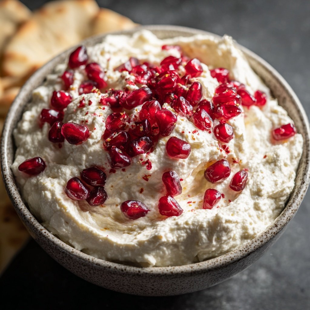 Whipped Feta and Pomegranate Dip