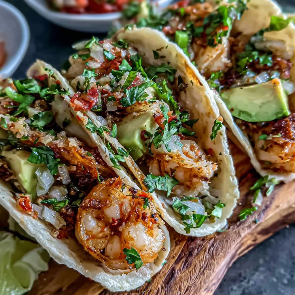 Spicy Chipotle Shrimp Tacos