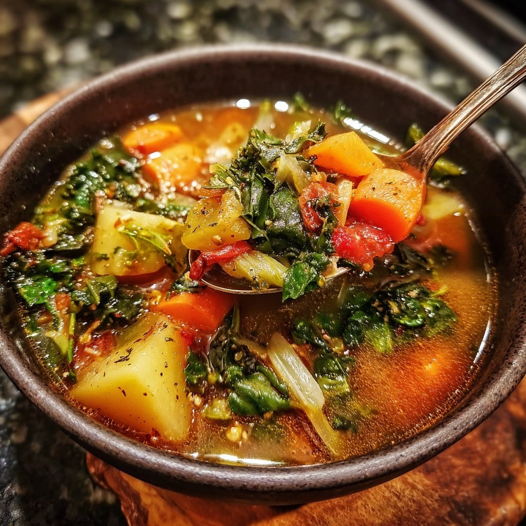 Winter Minestrone Veggie Soup