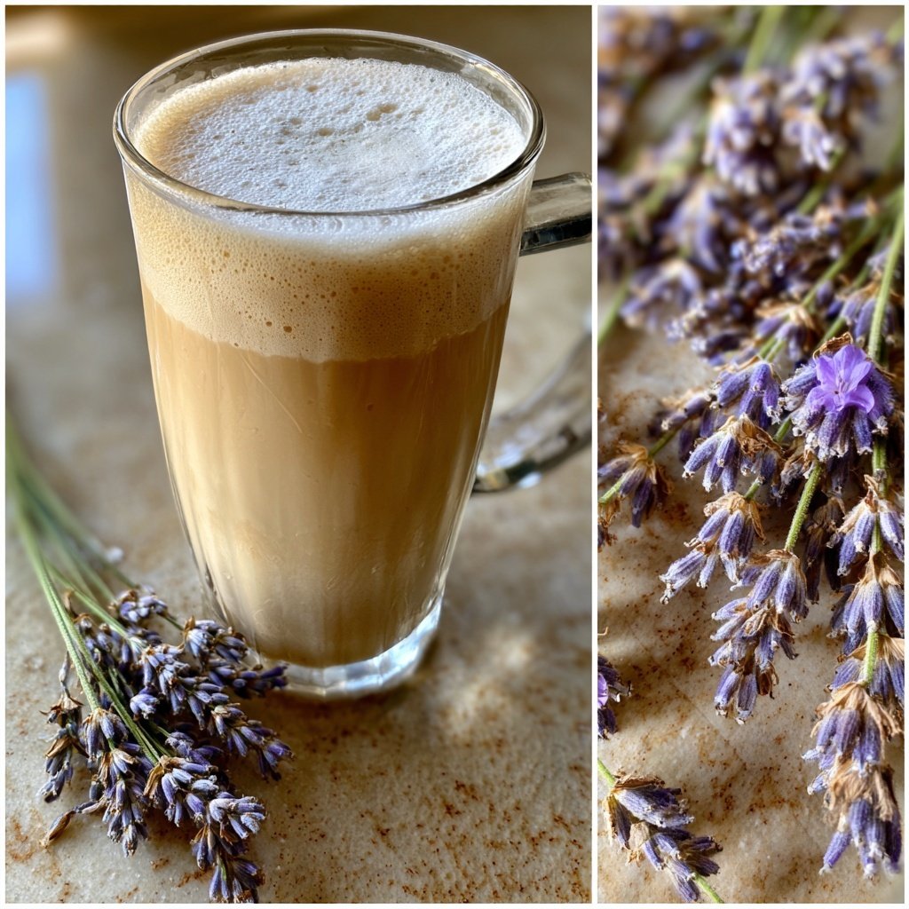 Lavender Infused Vanilla Frappe