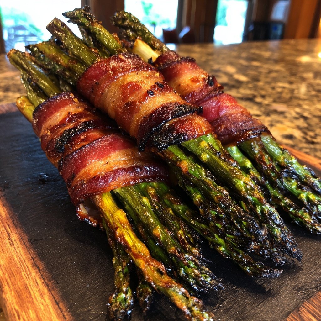 Savory Bacon-Wrapped Asparagus