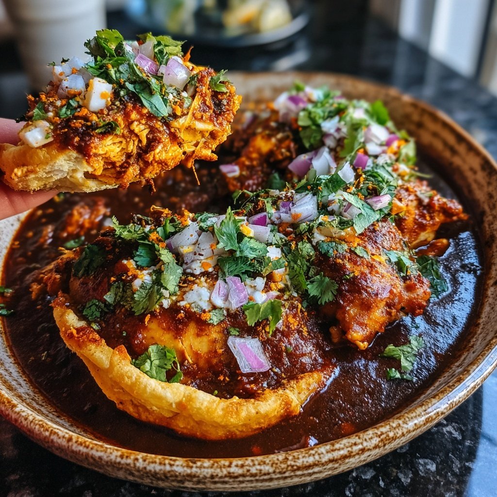 Mole Poblano Chicken Plate