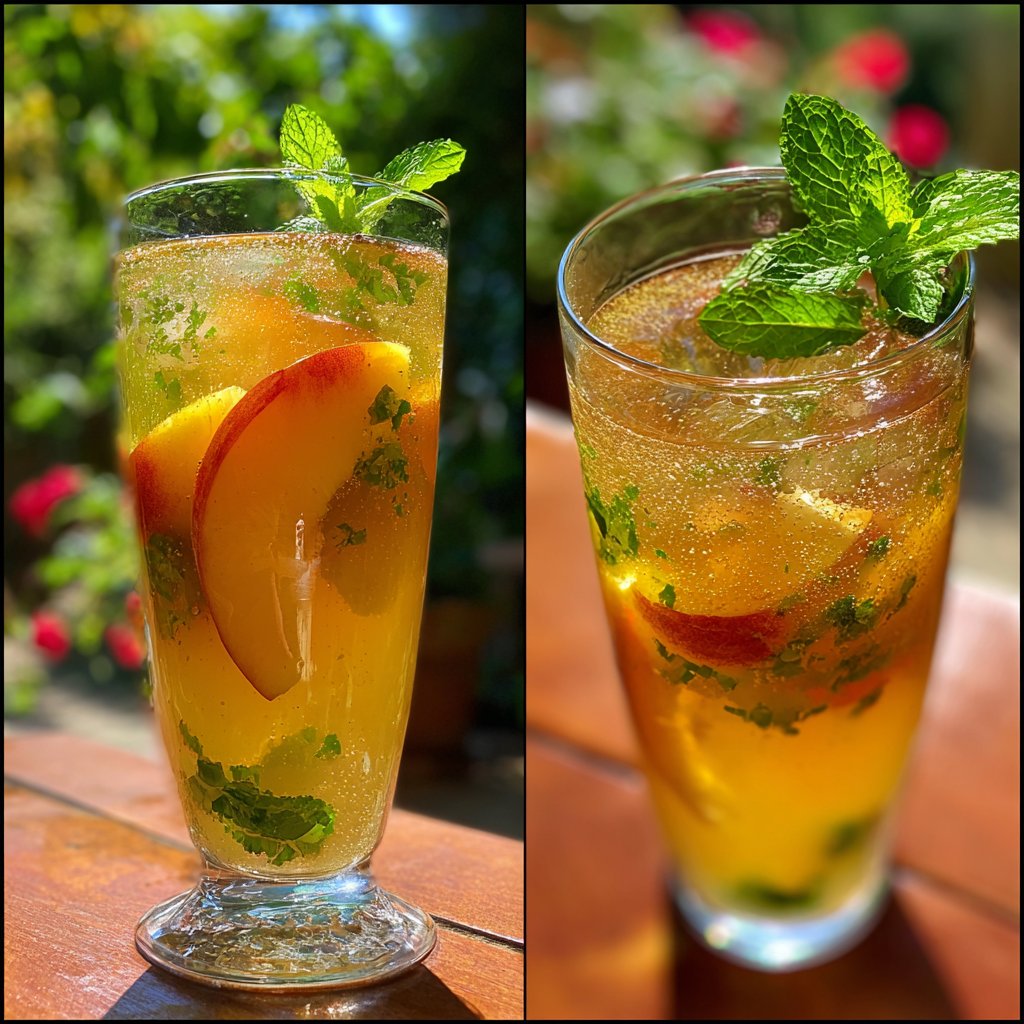 Peach Iced Green Tea