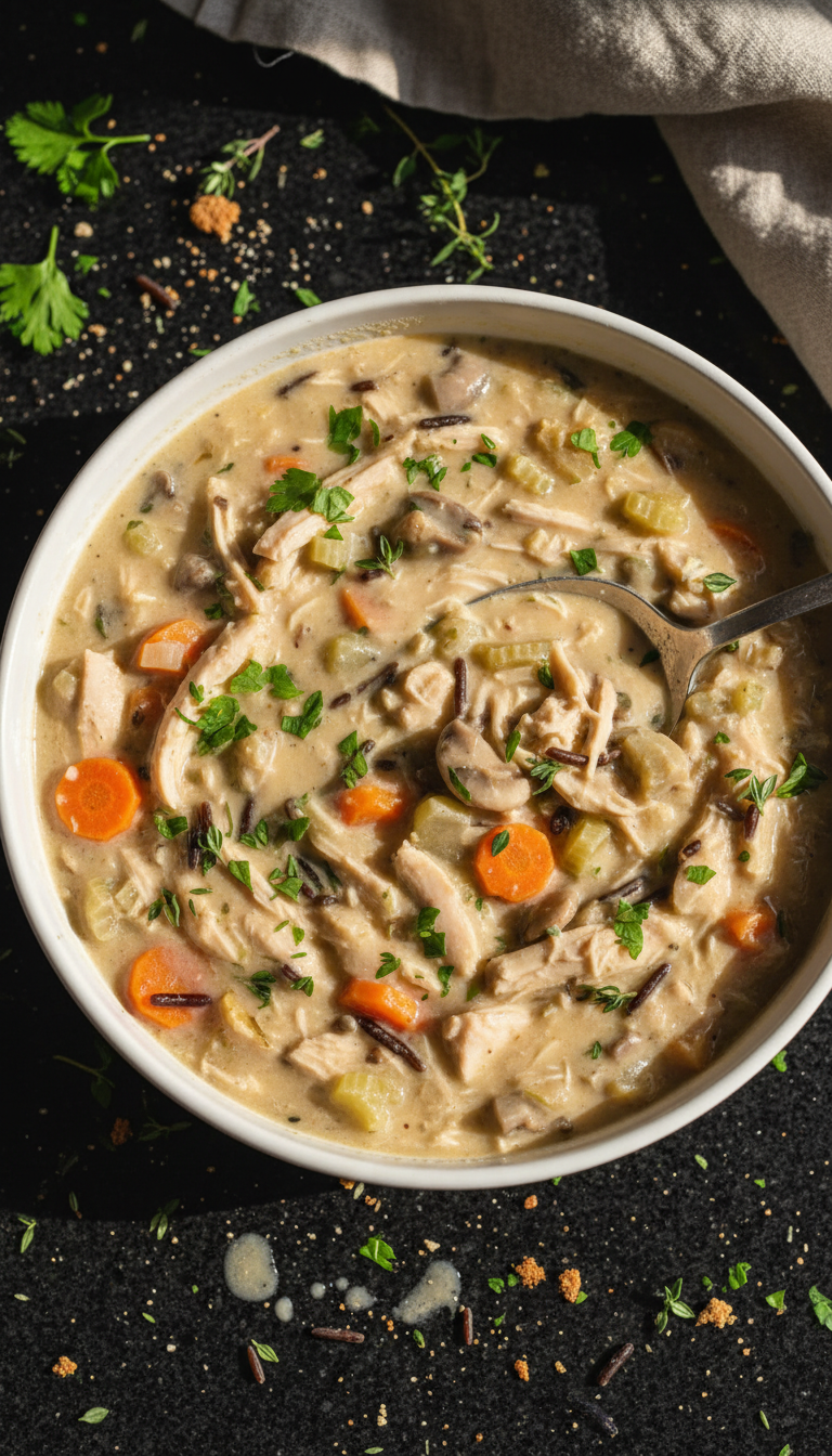 Wild Rice Chicken Soup
