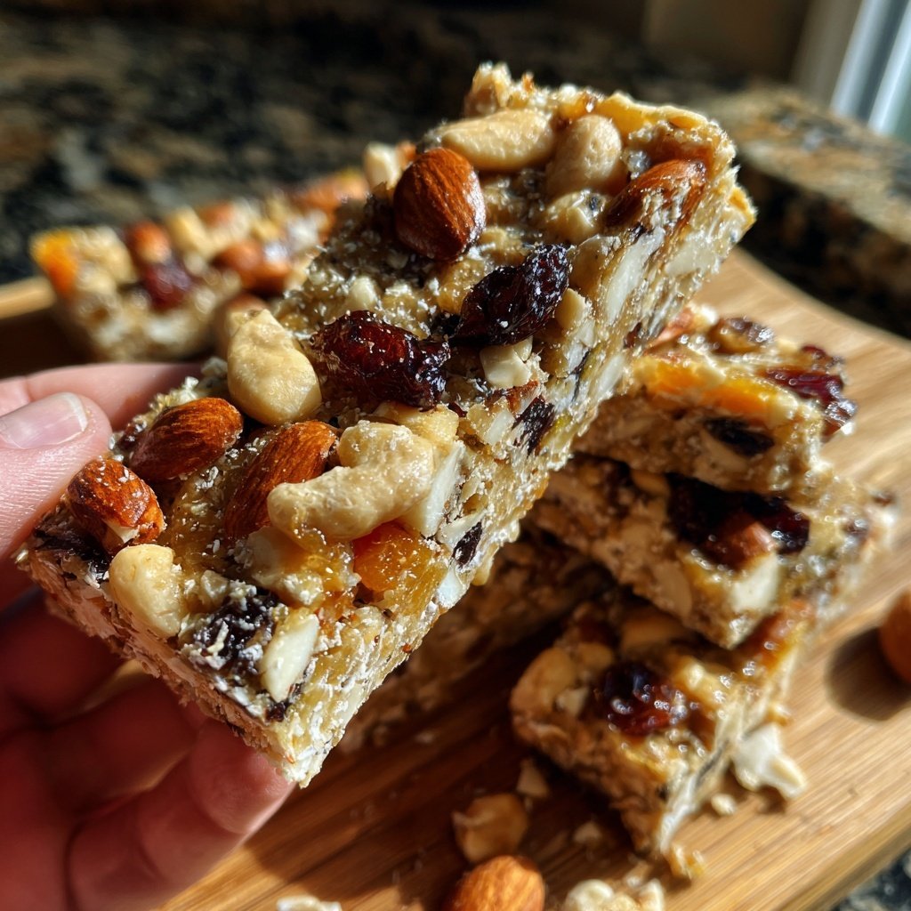 Fruit and Nut Protein Bars