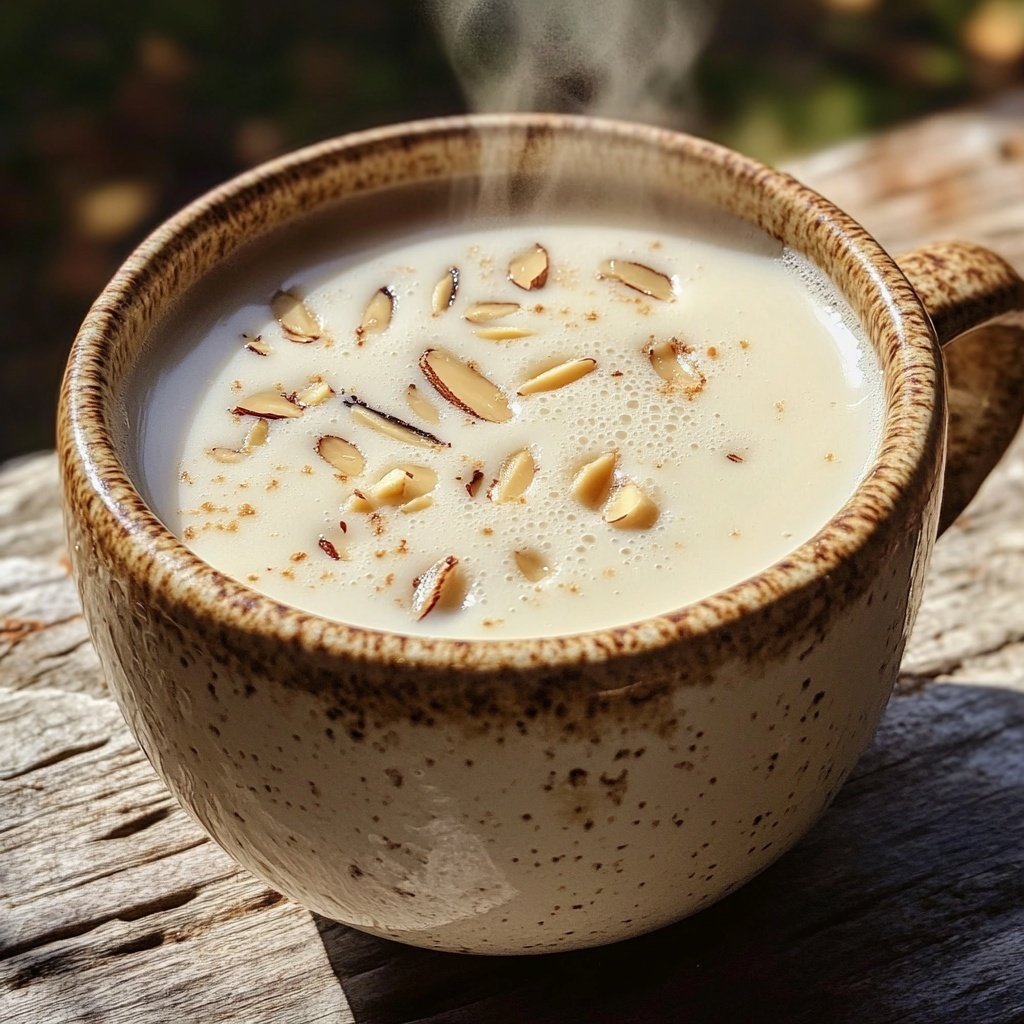 Vanilla Almond Hot Milk