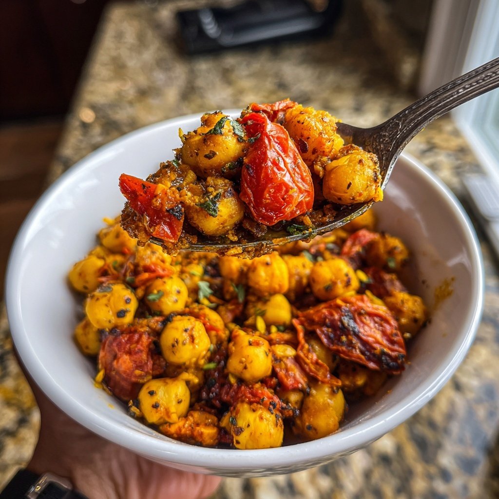 Spiced Chickpea Bowls Fire Tomatoes