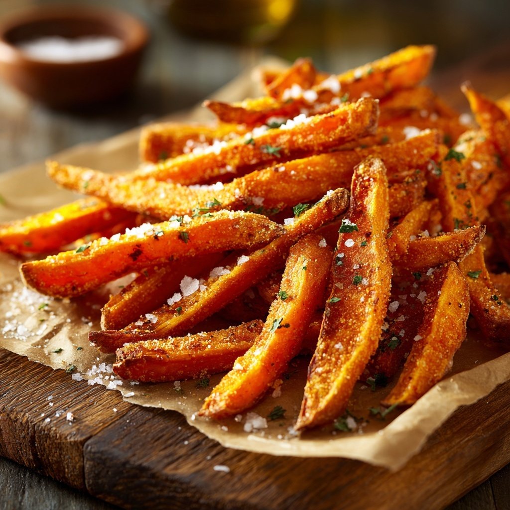 Crispy Oven-Baked Sweet Potato Fries