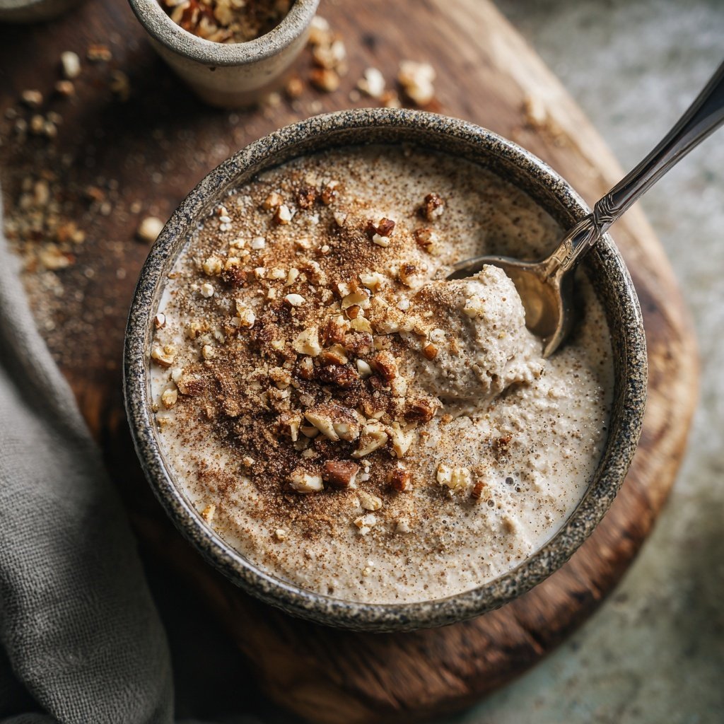 Keto Cinnamon Flaxseed Porridge