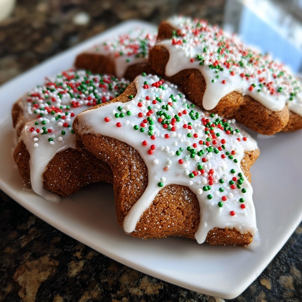 Gingerbread Cookies with Icing Details