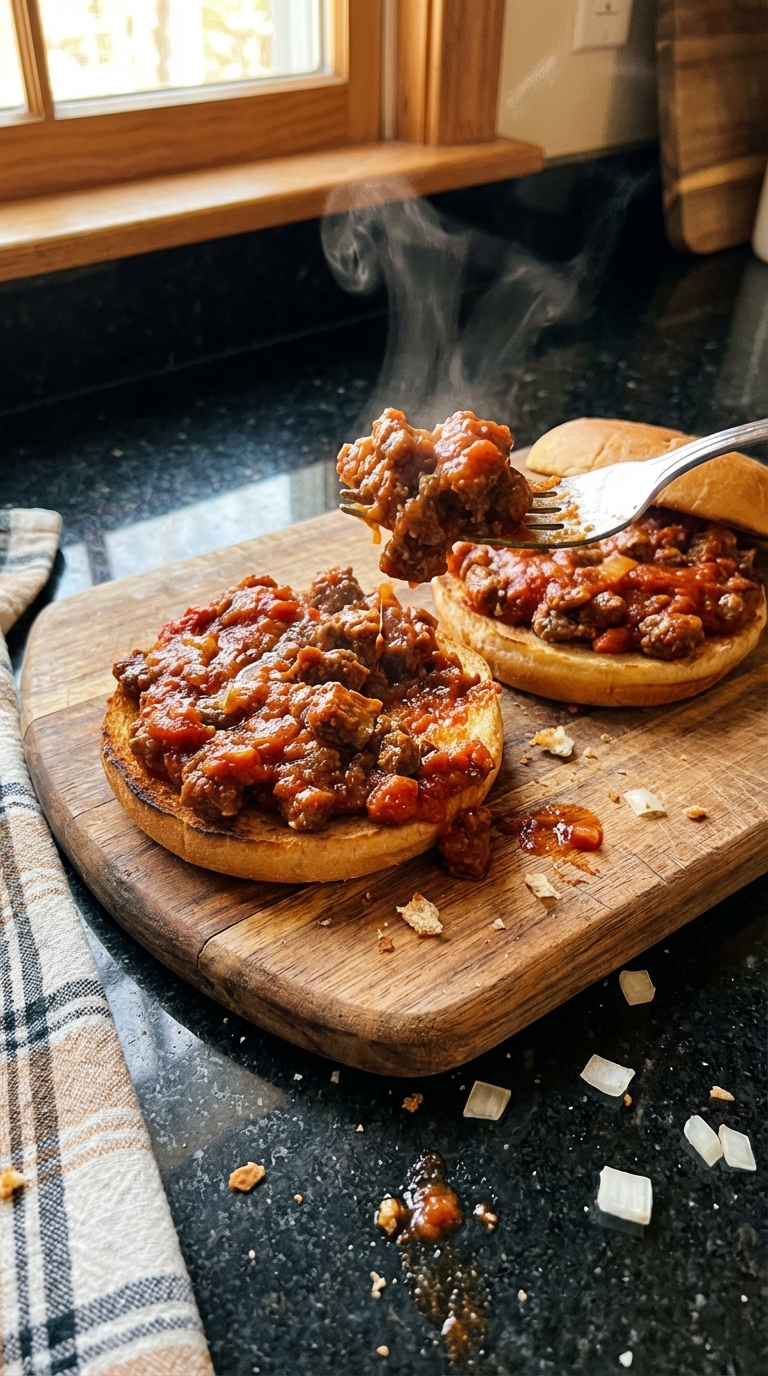 Classic Sloppy Joes with Beef